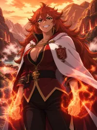 Mereoleona Vermillion background