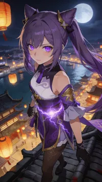 刻晴（夜巡り） image 1
