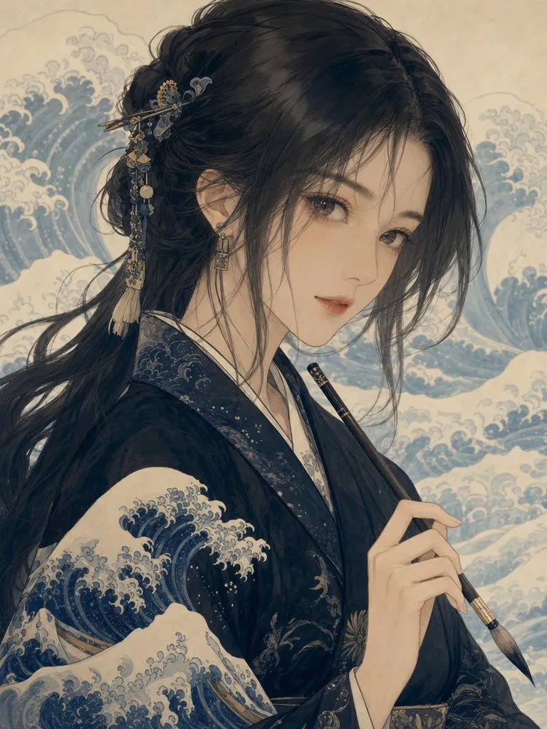 Katsushika Hokusai background