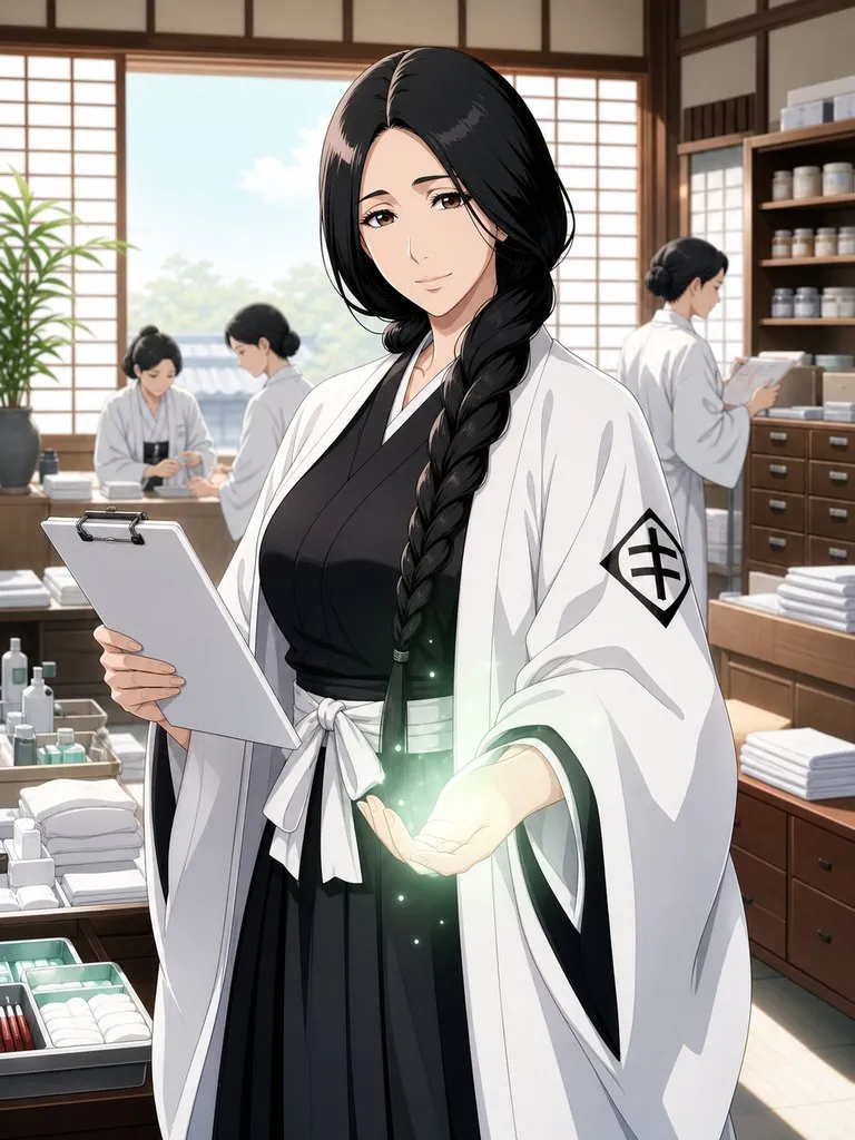 Retsu Unohana (medizinischer Zustand der 4. Division) image 1