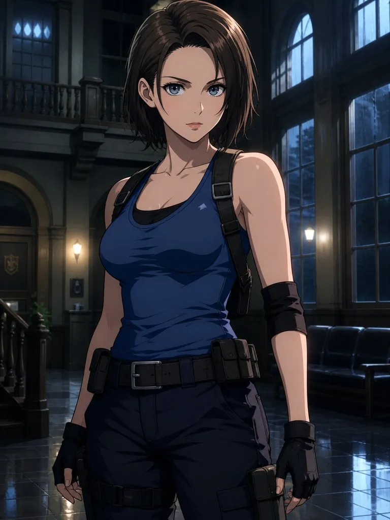 Jill Valentine background